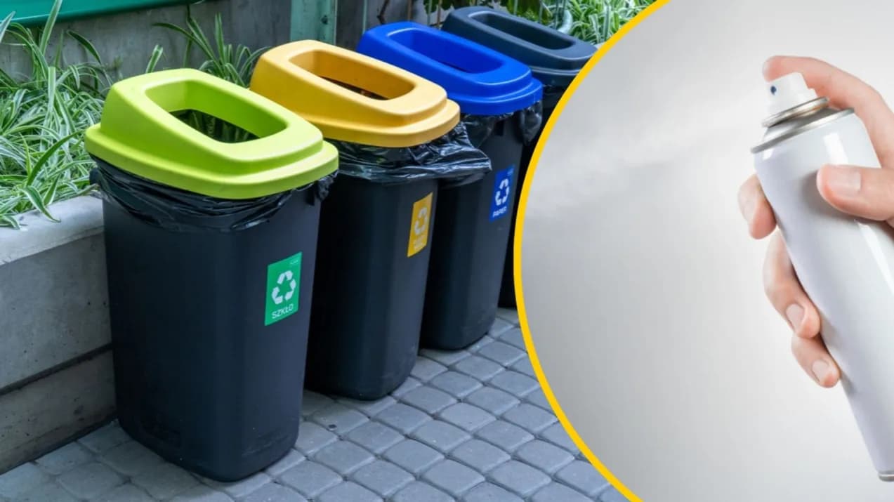 Jak prawidłowo wyrzucić opakowanie po dezodorancie w sprayu?