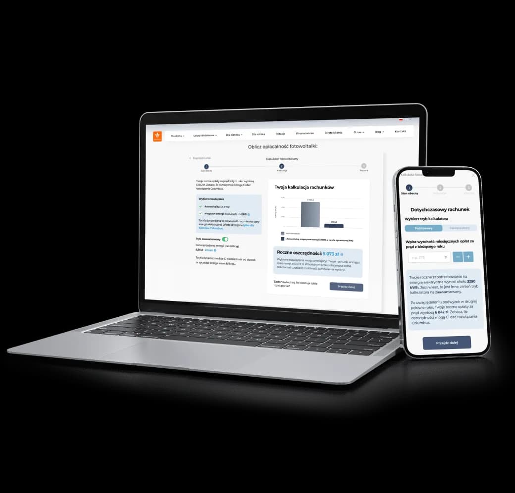 Net billing kalkulator - Oblicz opłacalność systemu fotowoltaiki
