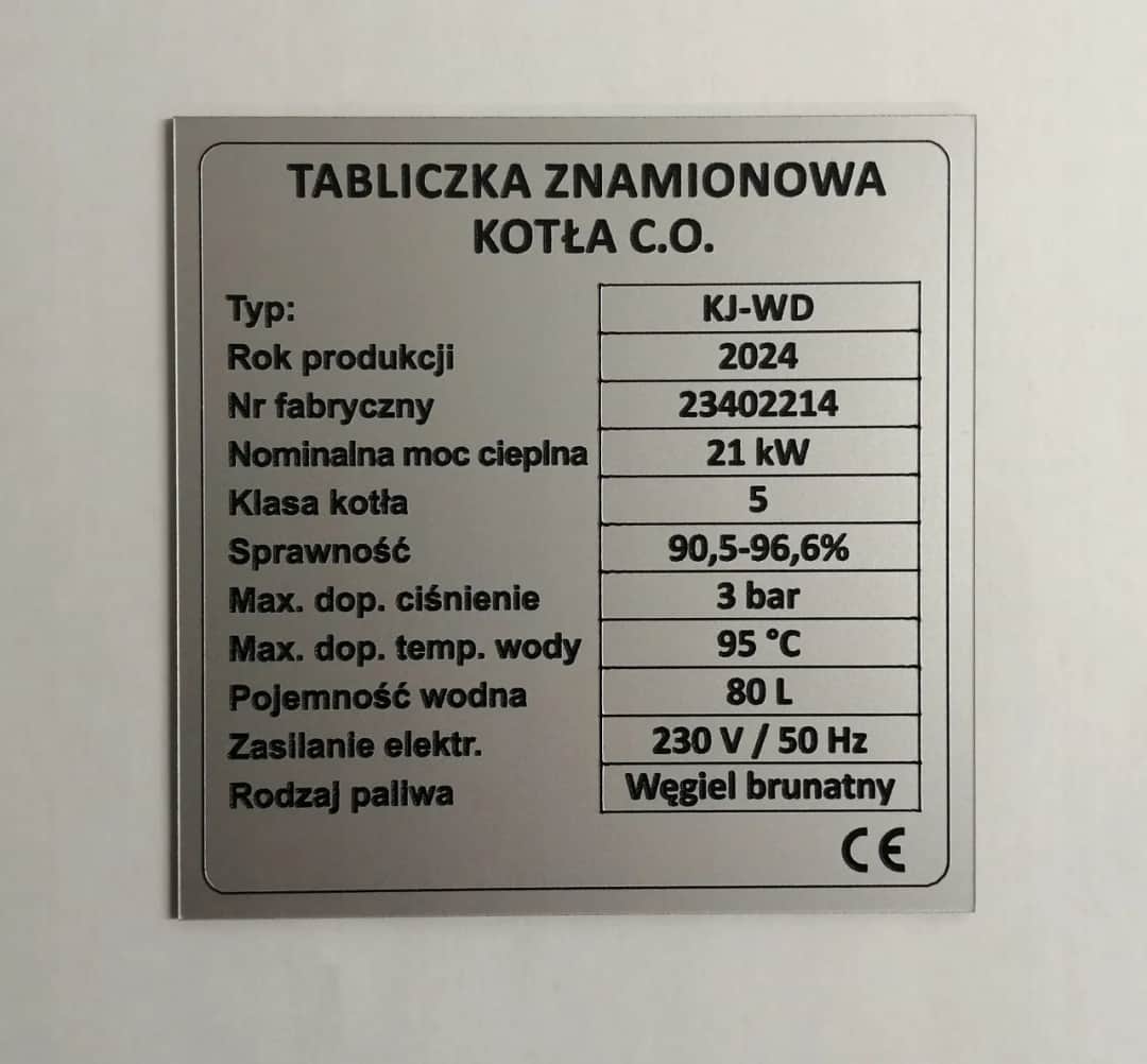 Tabliczka znamionowa na piecu - Jakie informacje zawiera?