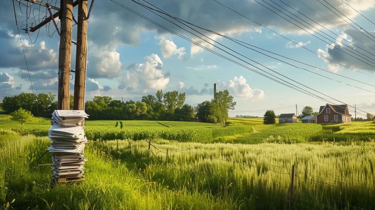 Słup na działce - Jak uzyskać odszkodowanie za słup energetyczny?